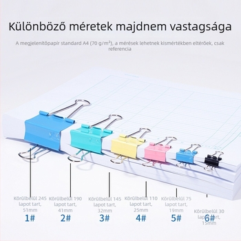 Haiboxin fém iratrendező klipek irodai dokumentumokhoz