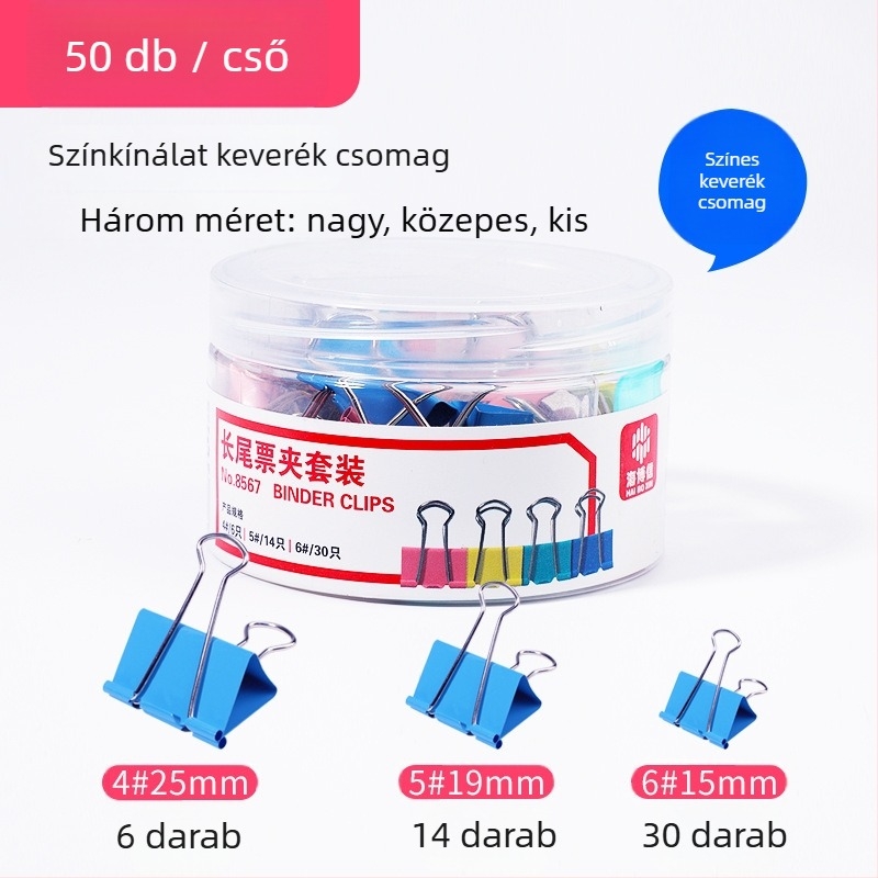 Haiboxin fém iratrendező klipek irodai dokumentumokhoz