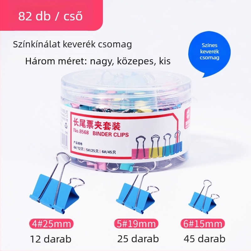 Haiboxin fém iratrendező klipek irodai dokumentumokhoz