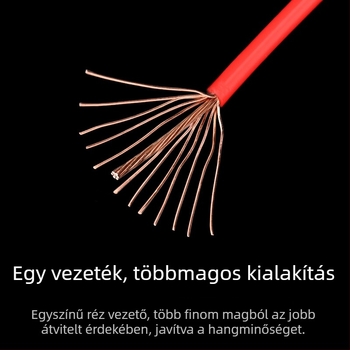 Xangsane XS-DIY07 Trumpet line — monokristályos réz, mag: csupasz réz vezető, réz vezető