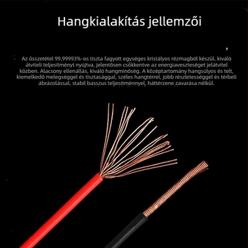 Xangsane XS-DIY07 Trumpet line — monokristályos réz, mag: csupasz réz vezető, réz vezető