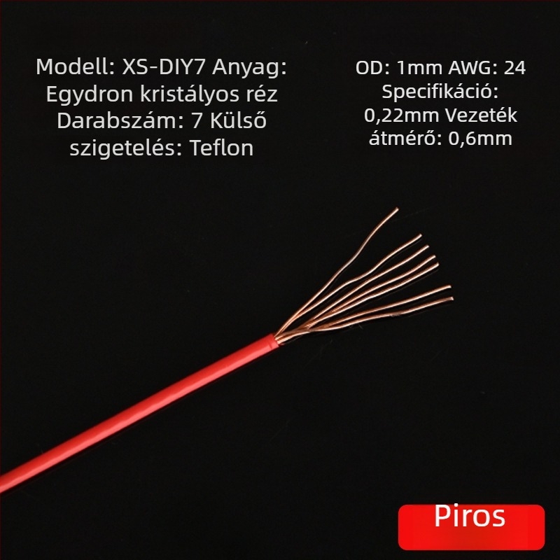 Xangsane XS-DIY07 Trumpet line — monokristályos réz, mag: csupasz réz vezető, réz vezető