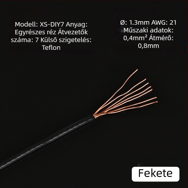 Xangsane XS-DIY07 Trumpet line — monokristályos réz, mag: csupasz réz vezető, réz vezető