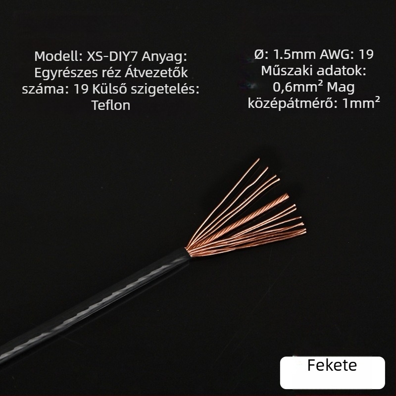 Xangsane XS-DIY07 Trumpet line — monokristályos réz, mag: csupasz réz vezető, réz vezető