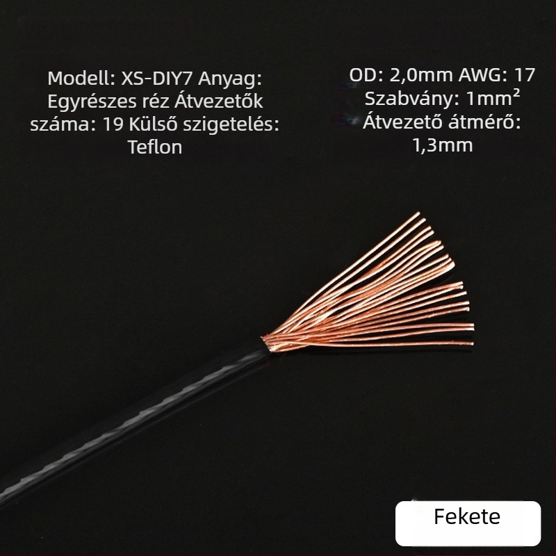 Xangsane XS-DIY07 Trumpet line — monokristályos réz, mag: csupasz réz vezető, réz vezető