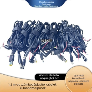 Laptop töltőkábel – kompatibil Lenovo négyzetes porttal, HP töltőkábel cseréje, DC csatlakozó, Samsung és Asus laptopok