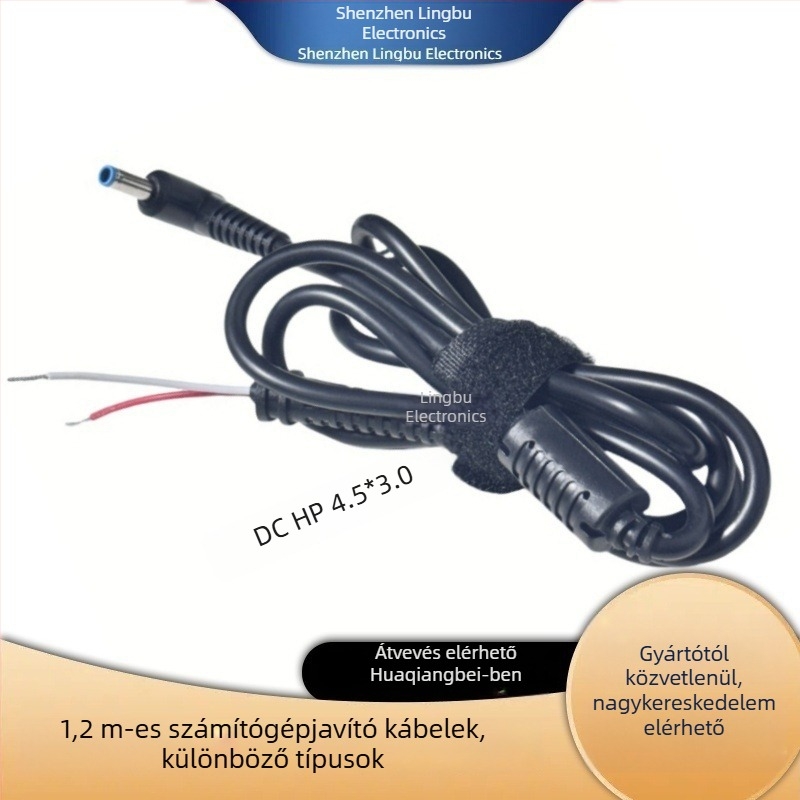 Laptop töltőkábel – kompatibil Lenovo négyzetes porttal, HP töltőkábel cseréje, DC csatlakozó, Samsung és Asus laptopok