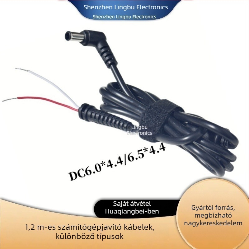 Laptop töltőkábel – kompatibil Lenovo négyzetes porttal, HP töltőkábel cseréje, DC csatlakozó, Samsung és Asus laptopok