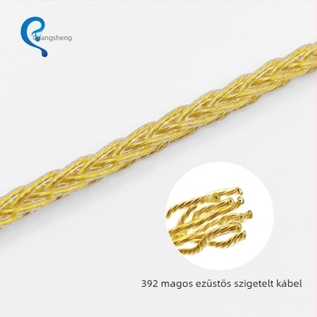 Type-C to 3,5 mm audio kábel, Changsheng, ezüstbevonatos rézmag, oxigénmentes réz vezető, ROHS tanúsított