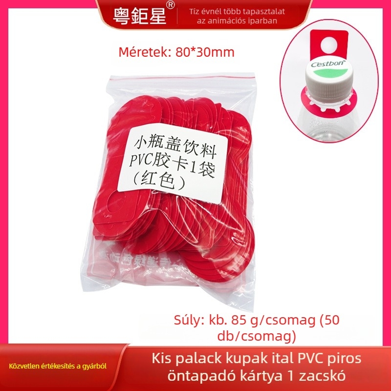PVC akasztó kiegészítő italos fogó géphez, 18×23 cm, 20 akasztó, interfész