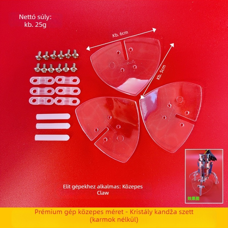 PVC akasztó kiegészítő italos fogó géphez, 18×23 cm, 20 akasztó, interfész