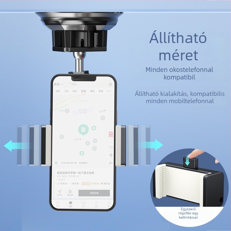 TENGDAFEI autótelefon tartó és állvány élő közvetítéshez (univerzális, ötvözet, modell T16)