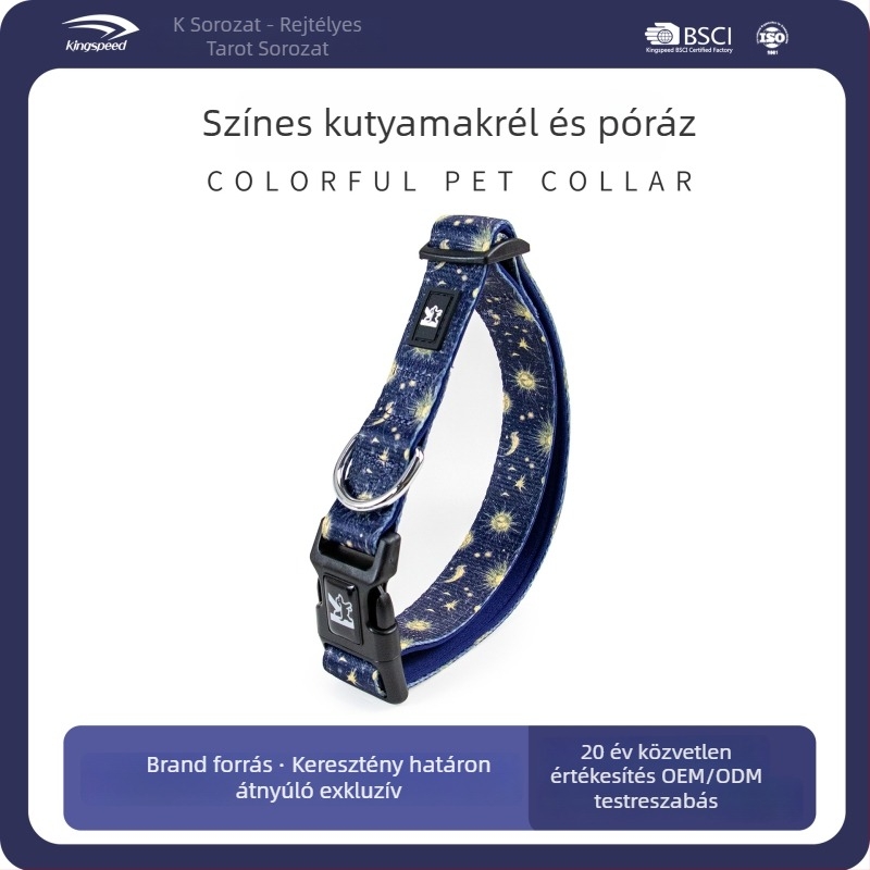 Kopai K Series kisállat-kiegészítő készlet: hám, póráz, nyakörv, nyálkendő, kutyaruha