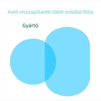 Vízlepergető fólia autótükrökhöz és oldalsó ablakokhoz, páramentesítő hatással