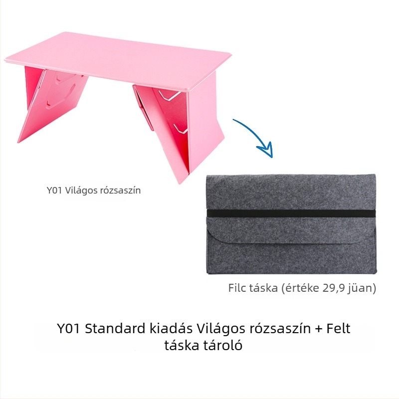 HZJOYUE laptopállvány, Y01–Y04 modellek, összecsukható, 1000 g