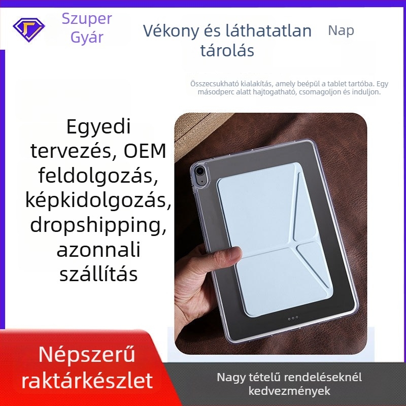 Tablettatartó, összecsukható univerzális tartó, 50 g, OEM feldolgozás, 2025-ös megjelenés