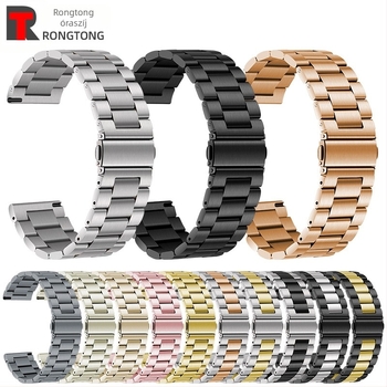 Rozsdamentes acél Apple Watch szíj, 22 mm, kompatibilis az Apple Watch 8/SE-vel