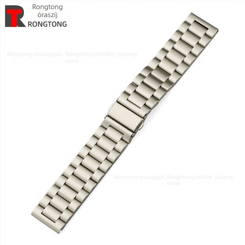Rozsdamentes acél Apple Watch szíj, 22 mm, kompatibilis az Apple Watch 8/SE-vel