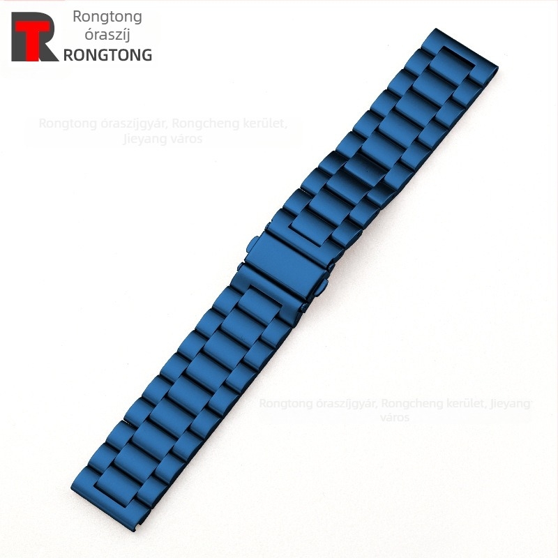 Rozsdamentes acél Apple Watch szíj, 22 mm, kompatibilis az Apple Watch 8/SE-vel