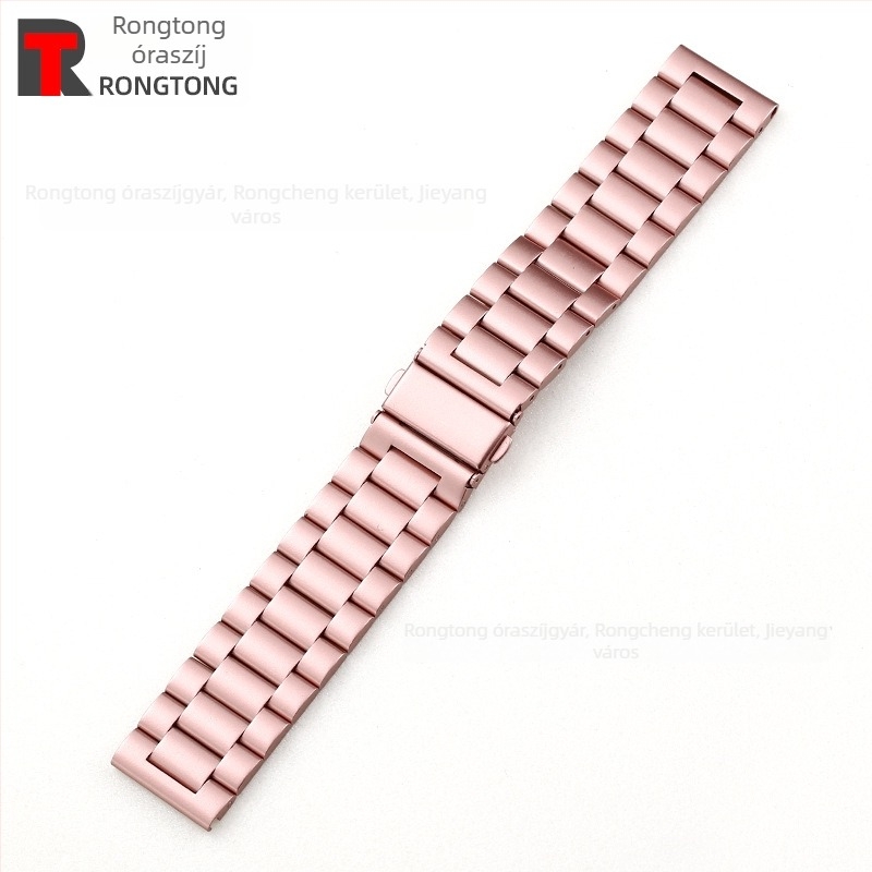 Rozsdamentes acél Apple Watch szíj, 22 mm, kompatibilis az Apple Watch 8/SE-vel