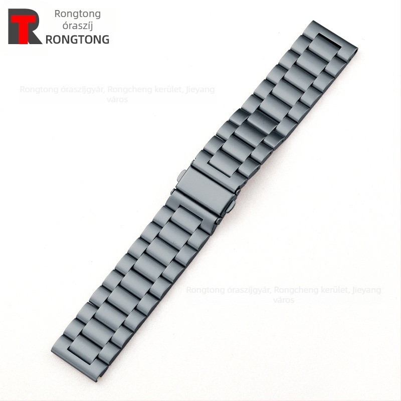 Rozsdamentes acél Apple Watch szíj, 22 mm, kompatibilis az Apple Watch 8/SE-vel