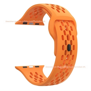 Szilikon óraszíj Apple Watchhoz — lélegző hálós dizájn, minimalist stílus, csattal záródó, 2025 megjelenés