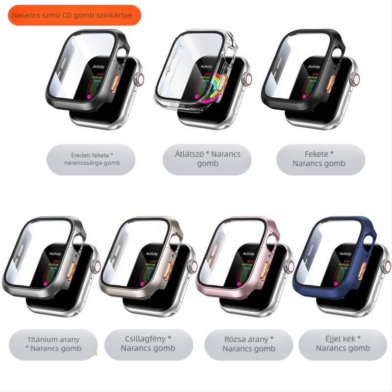 Apple iWatch védőtok PC héjjal és gombfedéllel, kompatibilis az iWatch-kal, tömege 10 g, csomagolás: Opp bag
