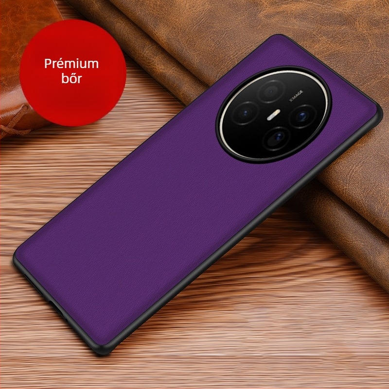 Huawei Mate70 Air bőrtok — ütésálló, üzleti stílus, Crazy Horse minta Mate60 Pro