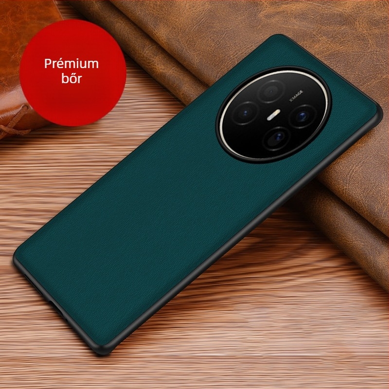 Huawei Mate70 Air bőrtok — ütésálló, üzleti stílus, Crazy Horse minta Mate60 Pro