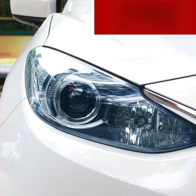 Autó lámpáinak védőfóliája, színváltó, fényes átlátszó felület, PVC, Rabbit hard
