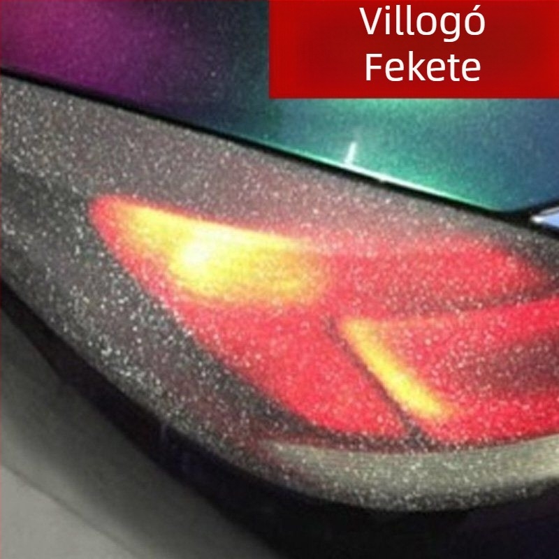 Autó lámpáinak védőfóliája, színváltó, fényes átlátszó felület, PVC, Rabbit hard