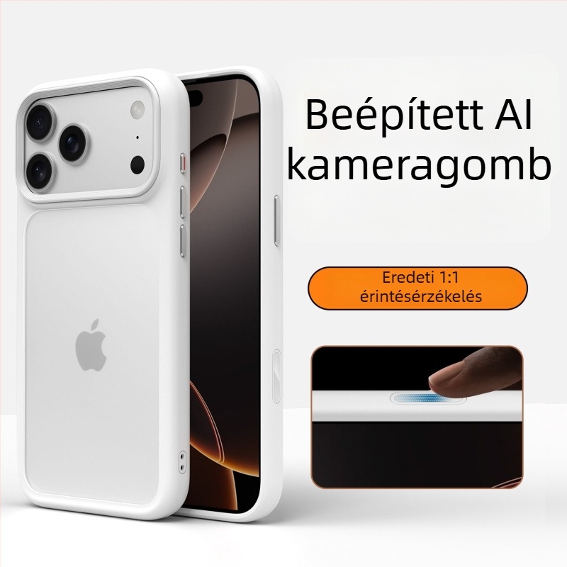 iPhone 17 Series kemény tok matt felülettel, mágneses rögzítés, esés elleni védelem, TPU+PC, kompatibilis az iPhone 17 Pro Max/Pro/17/Air