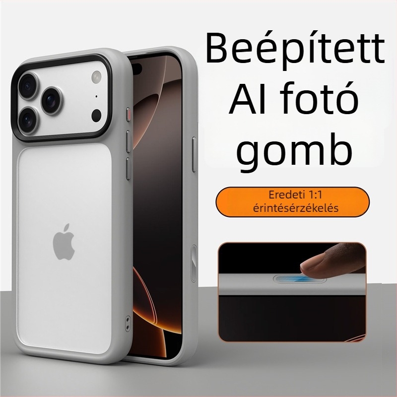 iPhone 17 Series kemény tok matt felülettel, mágneses rögzítés, esés elleni védelem, TPU+PC, kompatibilis az iPhone 17 Pro Max/Pro/17/Air