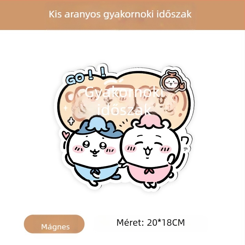 Autómatrica mágneses telepítéssel, reflexiós felület, napvédelem és karcolás elleni védelem — karikatúra minta