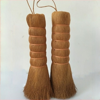 Kókuszpálmából készült edénymosó kefé antiadhéziós serpenyőkhöz, közepesen kemény sörtékkel