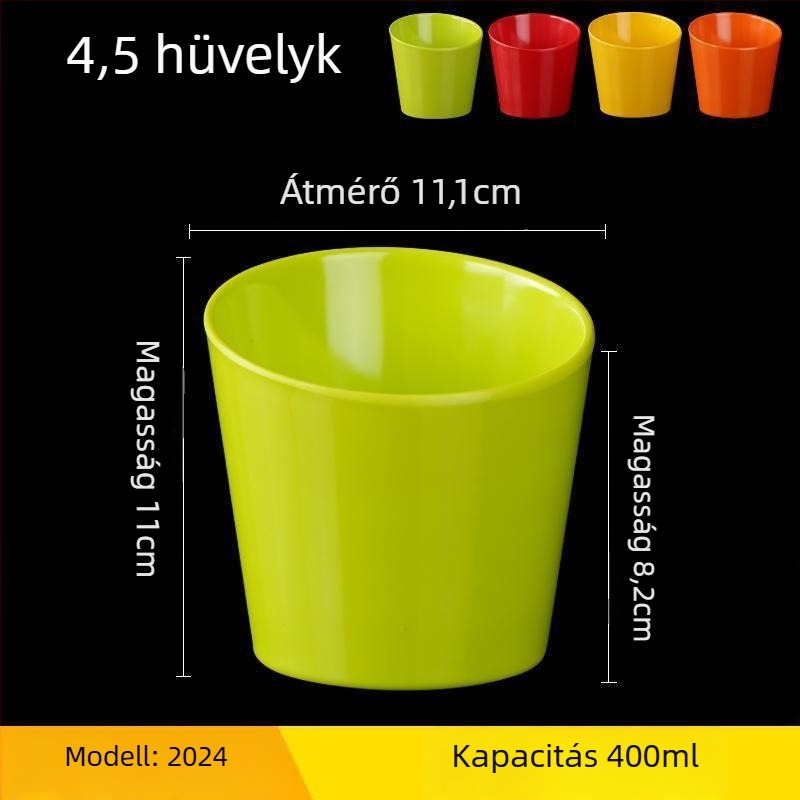 Melamin tál – űrlény alakú, egyszínű minta, glazúrozott felület, logó nyomtatás és testreszabási lehetőség, felnőtteknek, egyszerű stílus