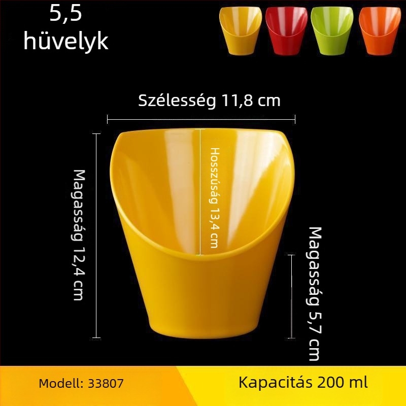 Melamin tál – űrlény alakú, egyszínű minta, glazúrozott felület, logó nyomtatás és testreszabási lehetőség, felnőtteknek, egyszerű stílus