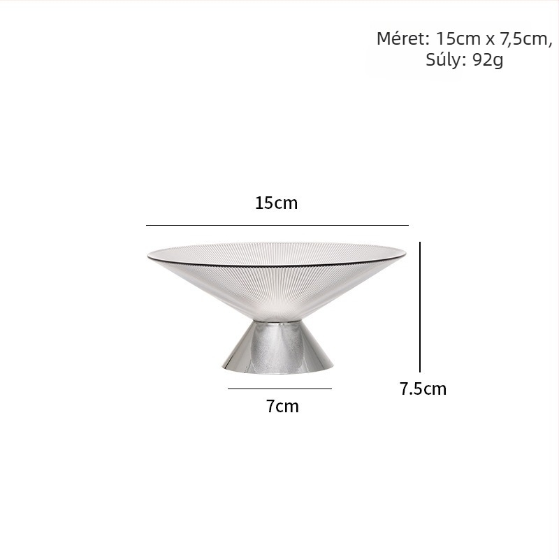 Gyümölcstál drenázs dizájnnal, selyemvirág anyaga, személyre szabás nélkül, univerzális stílus, születésnapi ajándék
