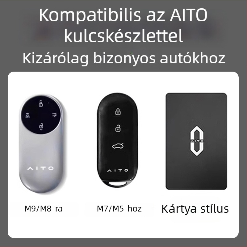 Huawei M9, M7, M5 Ultra és M8 autókulcs tok – cink ötvözetből, prémium minőség
