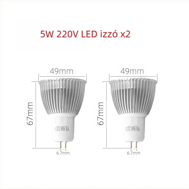 Gép- és szerszámlámpa – LED, mágneses rögzítés, kettős feszültség 24V/220V (Brand: Nine; Authorized private brands: Yes; Type: Lamps)