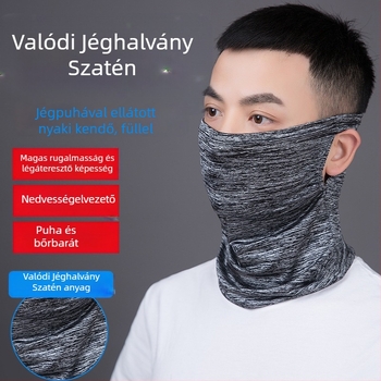 Szabadidős hővédő fejkendő UV védelemmel, légáteresztő nylonból, uniszex felnőtt, Movement stílus, logó testreszabás