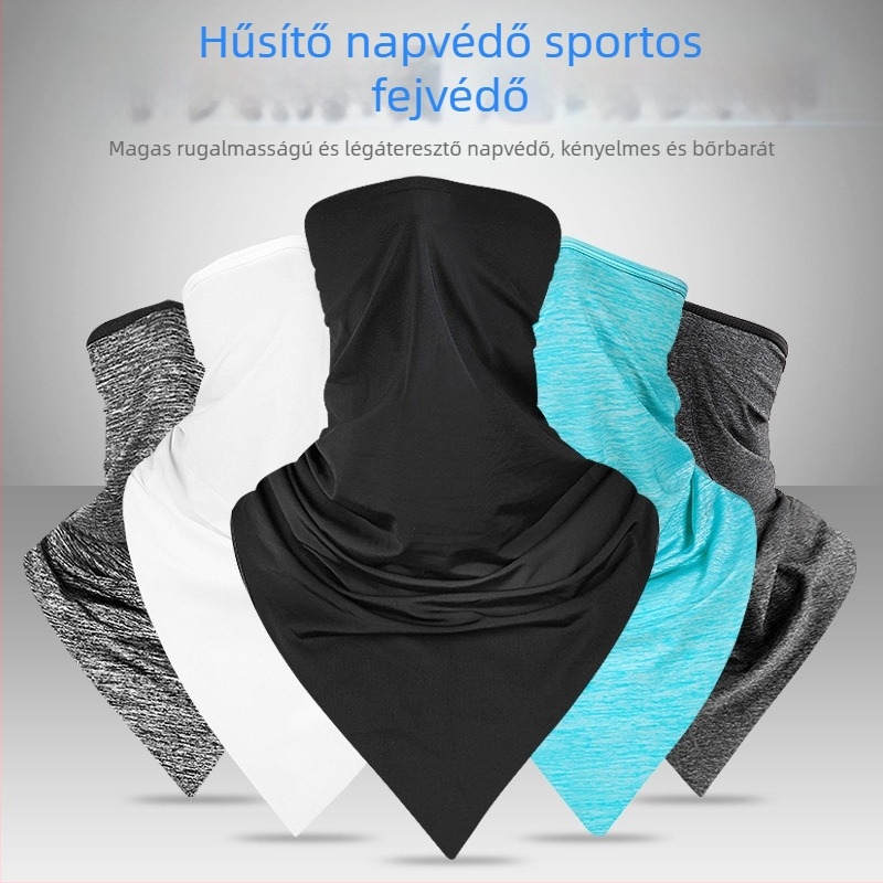 Szabadidős hővédő fejkendő UV védelemmel, légáteresztő nylonból, uniszex felnőtt, Movement stílus, logó testreszabás