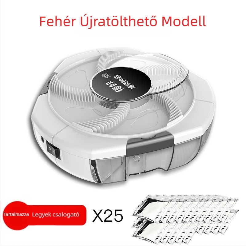 Légyfogó készülék – LED világítás; 10 m²-es lefedettség; kézi elektromos sokk; beépített akkumulátor nélkül; nem mérgező