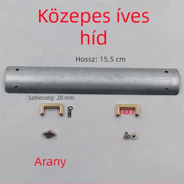 Fém táska záróklipsz I- és H-alakú rugóval – hardver DIY táskákhoz