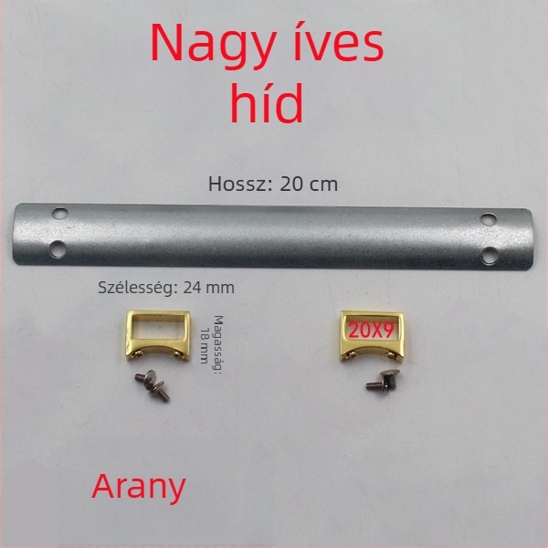 Fém táska záróklipsz I- és H-alakú rugóval – hardver DIY táskákhoz