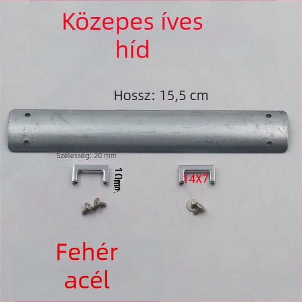 Fém táska záróklipsz I- és H-alakú rugóval – hardver DIY táskákhoz
