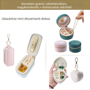 Ékszerdoboz, modern minimalista stílus, kemény kivitel, egységes mintázat