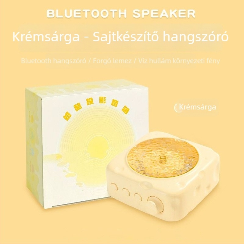 Vetítő Bluetooth hangszóró környezeti világítással (5W, Bluetooth 5.3, 30 Hz–15 kHz, SNR ≥70 dB, beépített akkumulátor 1000–1200 mAh)