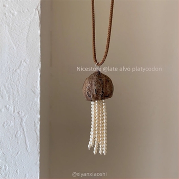 Hosszú nyaklánc cinkötvözetből nőknek, csillagjegy jel, koreai stílus, őszi 2025 kiadás