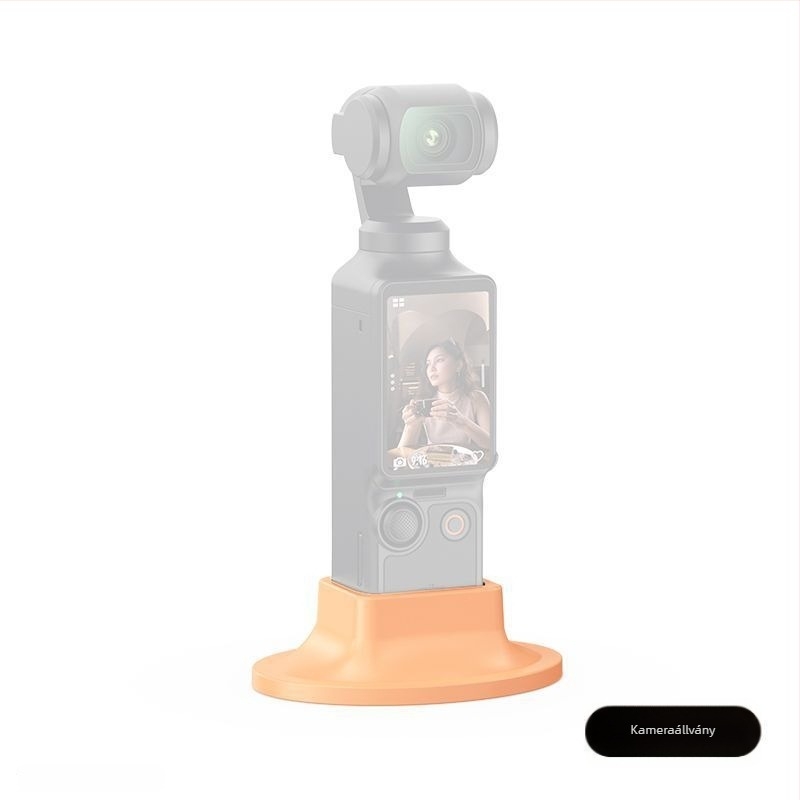 Silikon anti-slip asztali alap DJI Pocket 3-hoz — kameraasztali állvány, kompatibil Pocket 3-mal, testreszabható logó